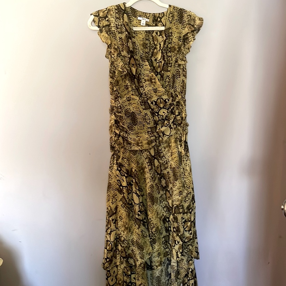 Bar III animal print maxi